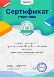 55653287. 83035379-Бульмирский Илья Михайлович