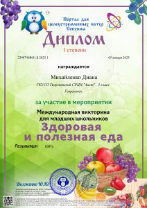 Стрельцова - михайленко Диана